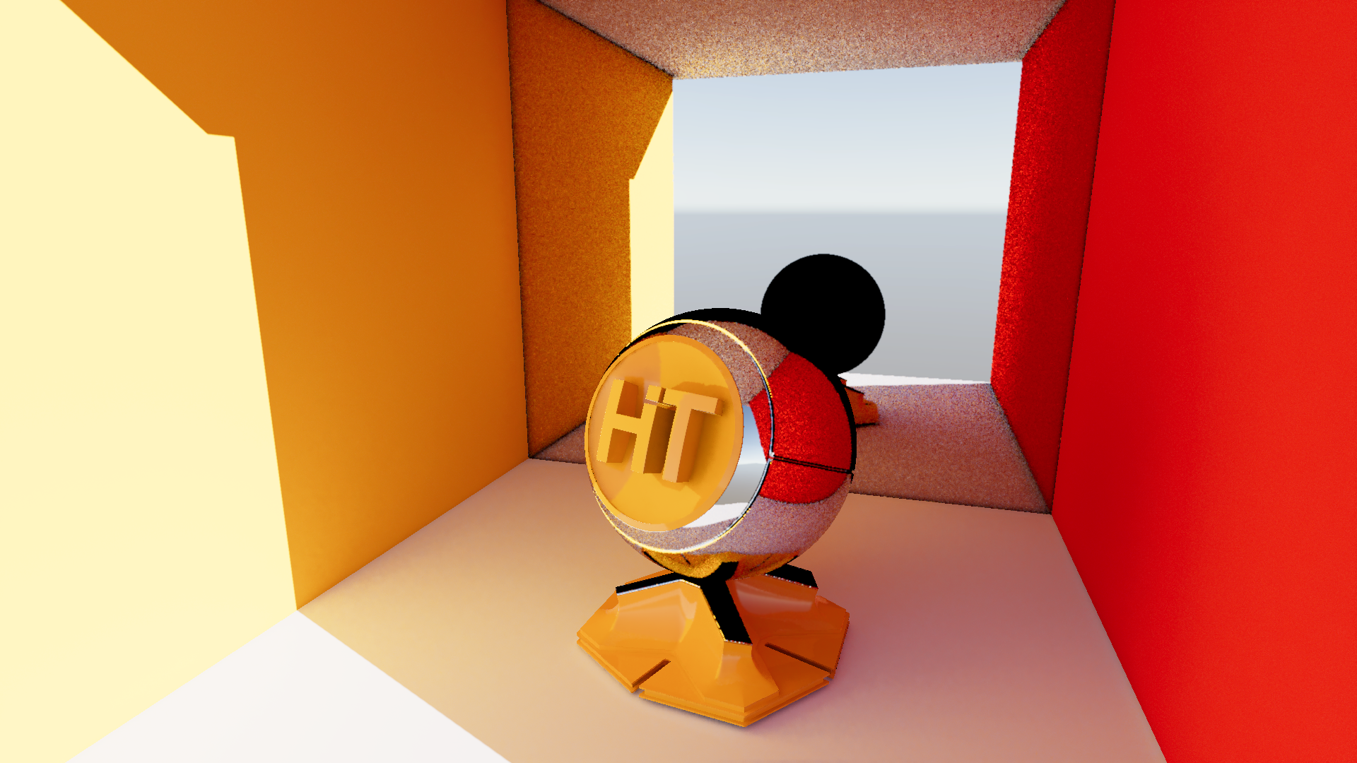 Tracing with Reflection Denoiser