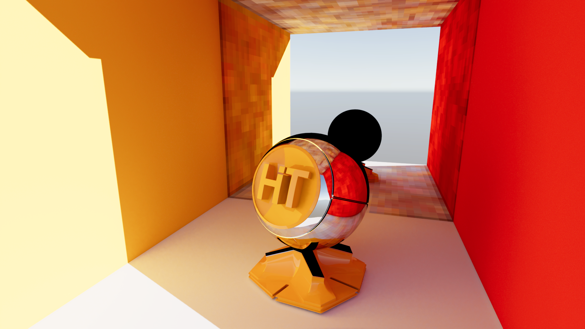 Spatial Radius set to Medium